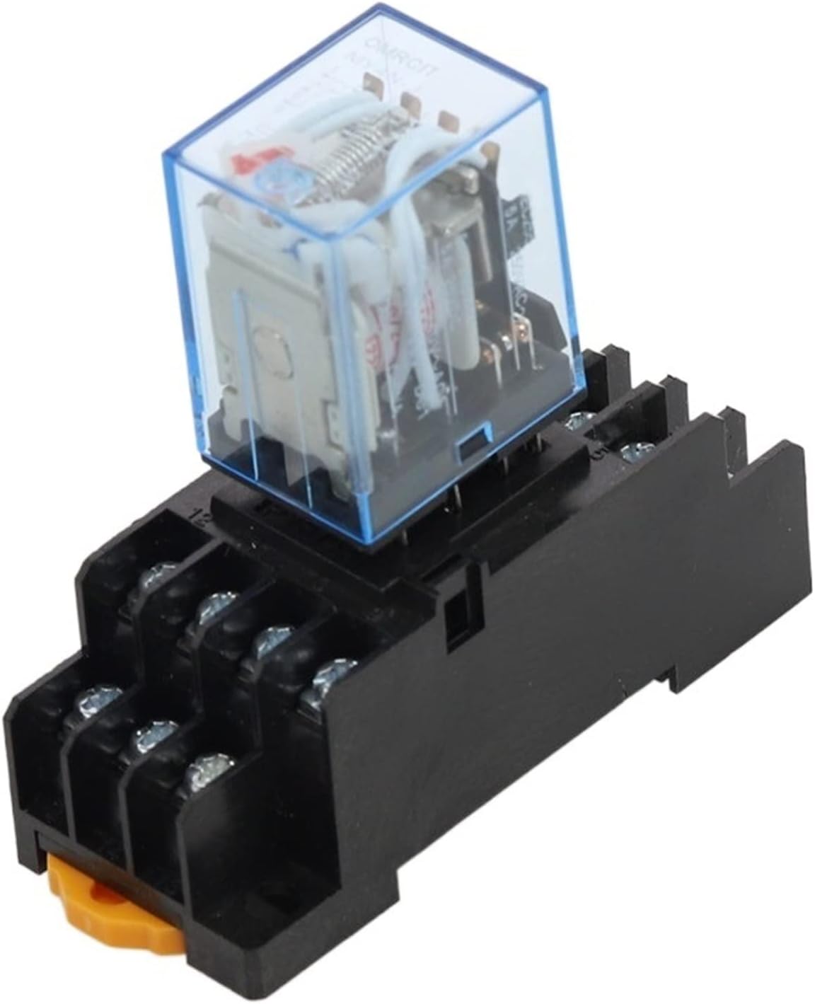 10pcs MY4NJ HH54PL AC 12 24 110 220V Coil 3A Electromagnetic Relay 14 Pin 4PDT 4 NO NC + Base Socket