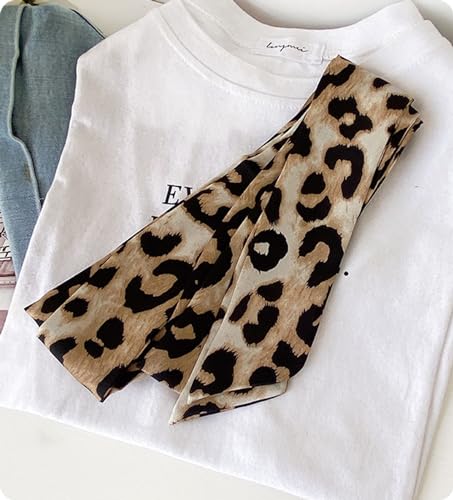 WENLOOY Women Skinny Scarf Belt,Ribbon Scarf Long Skinny Satin Belt Sash Necktie Neck Scarf Choker for Women3