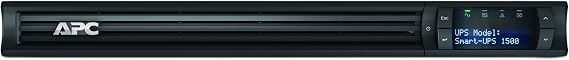 APC Smart-UPS, Line Interactive, 1500VA, Rackmount 1U, 230V, 4x IEC C13 outlets, SmartSlot, AVR, LCD - 1U Rack-mountable - 4 Hour Recharge - 5 Minute Stand-by - 230 V Input - 230 V AC Output - Sine Wa
