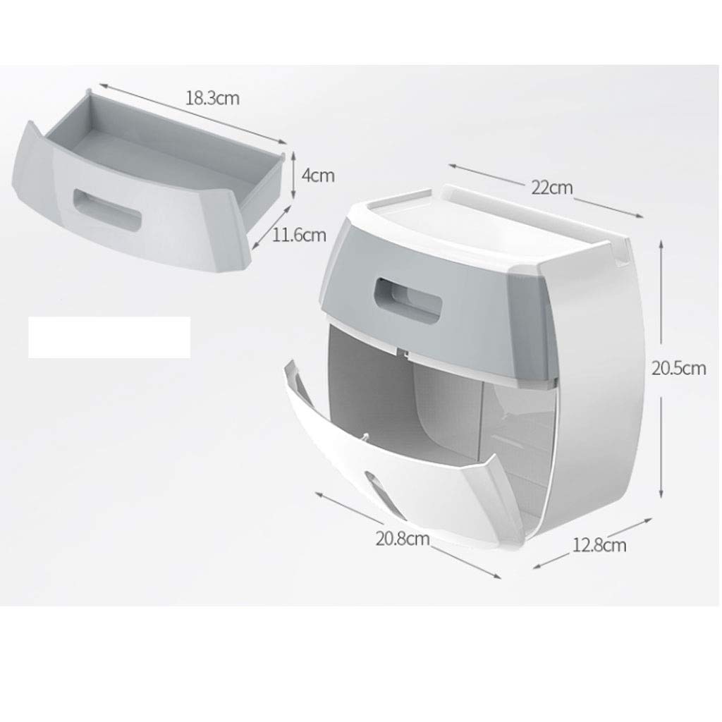 XYNSNDB Portarrollos de Papel con Adhesivo, no Perforado, montado en la Pared y en la encimera, para decoración de Cocina y baño