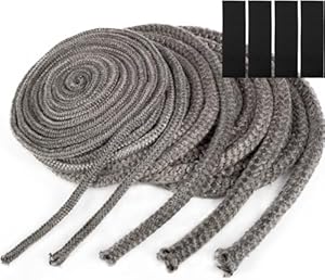 YOCCEK Ofendichtschnur 10mm x 2.5m Kamindichtung