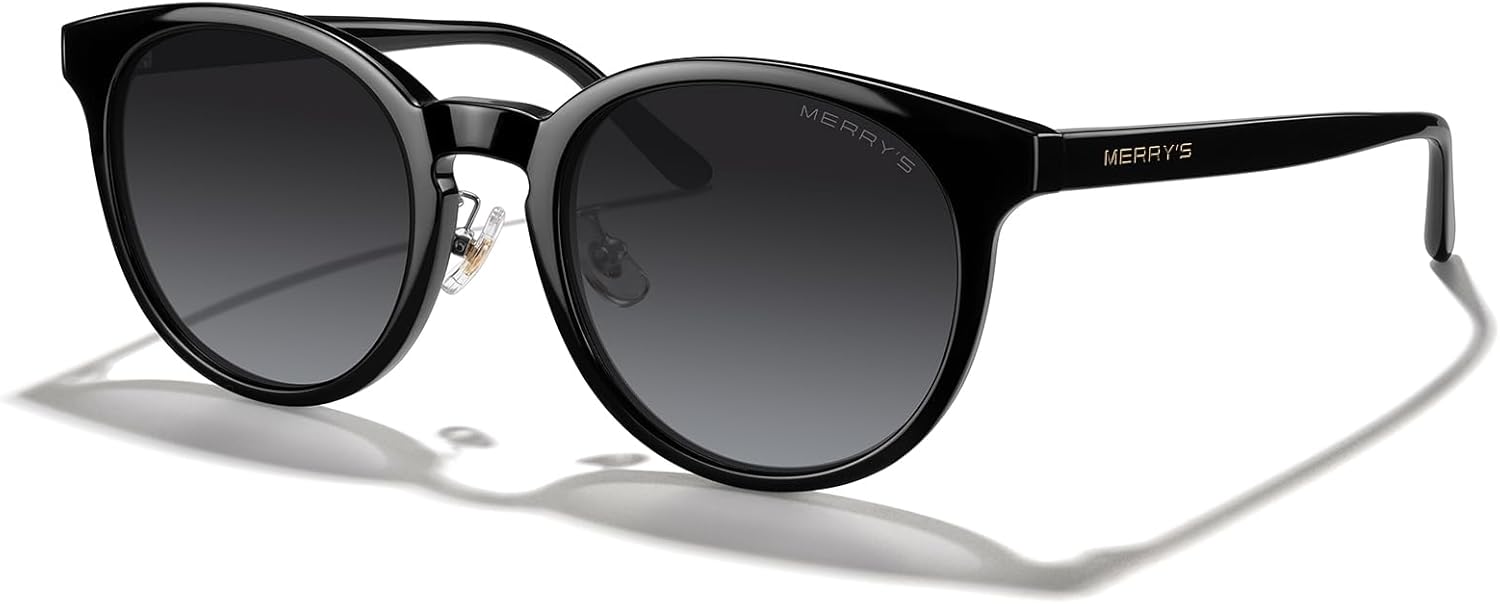 MERRY'S Modern Women Lady Acetate Oval Round Polarized UV400 Sunglasses S6192
