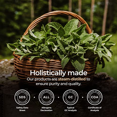 Gya Labs Organic Peppermint Oil For Hair - Mint Essential Oils - Premium Grade Natural Organic Peppermint Essential Oil For Diffuser & Skin - (0.34 Fl Oz) #TOP2