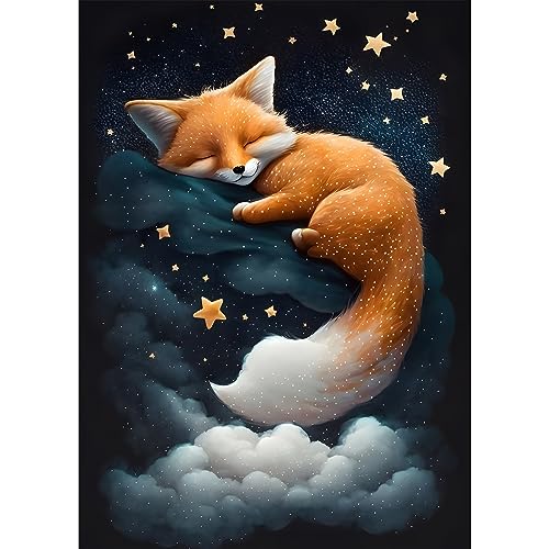 EOBROMD Fox Diamond Art
