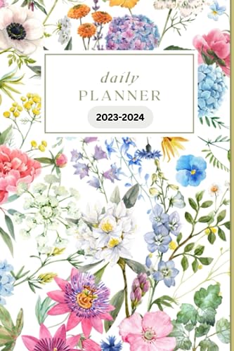2023 2024 Daily Planner Calendar for Office or School 17 months 6 x 9 Medium Size