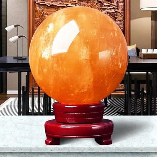 Sphère en quartz de citrine naturelle de qualité supérieure 1.5kg - 3