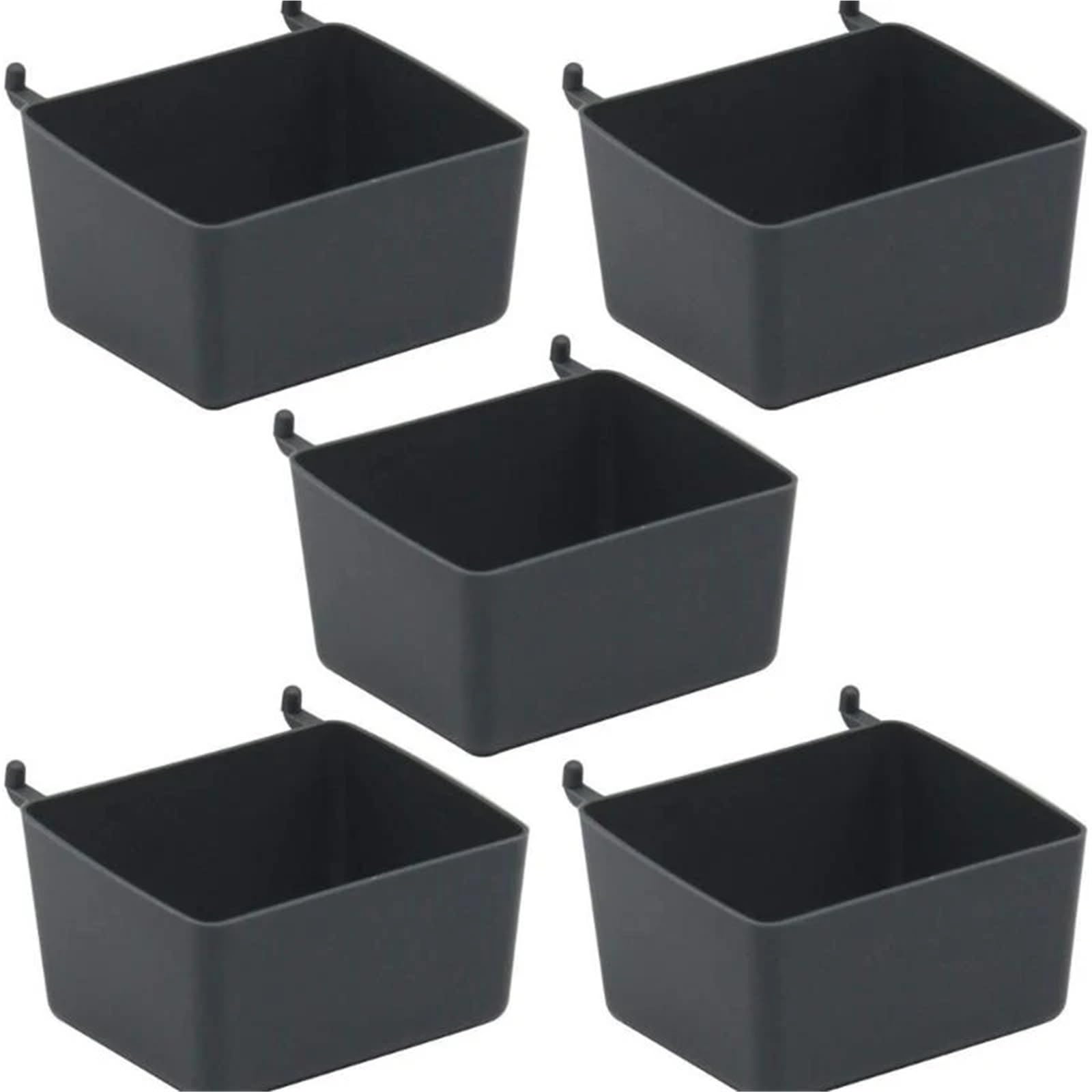 Assortimento di ganci for pannelli forati da 114 pezzi Per Casa | Con set in metallo, contenitori, serrature con pioli for organizzare gli strumenti del sistema di archiviazione