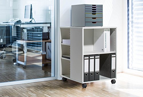 Durable Varicolor 7 Drawer Unit - Gray Desktop Drawer Set with 7 Color Coded Draws - Letter to Folio Size Files - Perfect for Storing Documents and Paper Work by Durable - Image 3