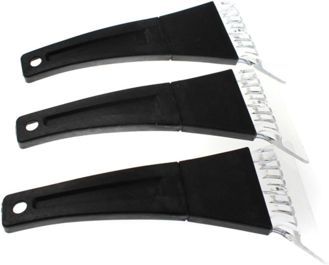Snow Scraper for Truck and Car 3 Piece Set Brush Windshield Ice Remover Ergonomic Design for Quick Scratch- Ice Scraping
