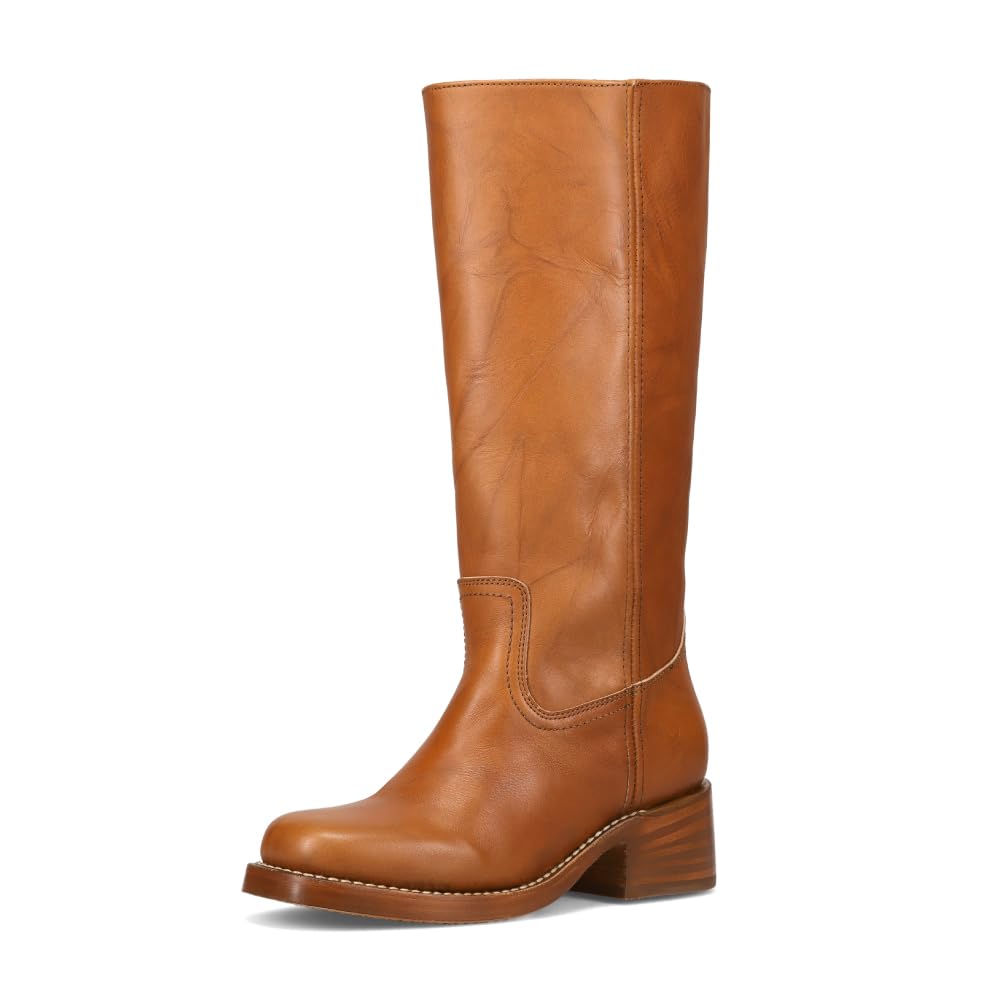 Frye Campus 14L Iconic Tall Boots for Women Crafted from Signature Montana Leather with Genuine Stitch Welt Construction and Stacked Leather Heel