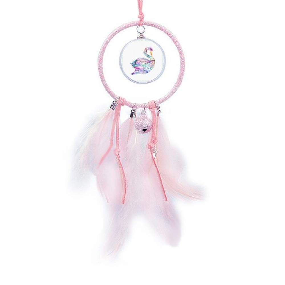 Atrapasueños de pájaro artístico en acuarela como regalo de moda para colgar