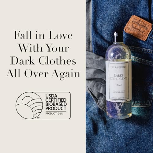 Image of The Laundress Darks Detergent, Concentrated Laundry Detergent Liquid, For Rich Vibrant Colors, Tough on Stains, Classic Scent, 32 oz.