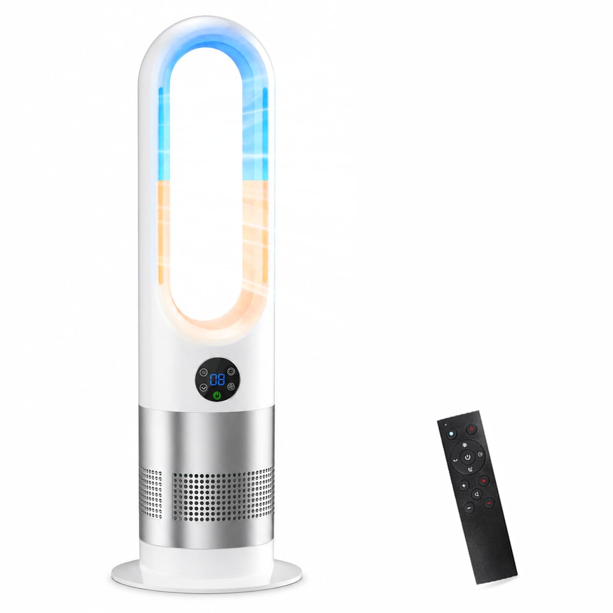 Amazon | タワーファン 冷暖房 扇風機 羽なし 【2026年冷暖両用·オール