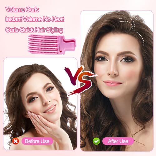 Pinza Voluminizadora para el Cabello Lyreh, Herramienta de Peinado para Rizos y Raíces, Color Morado miniatura 6