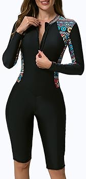 Amazon.com: JadeRich Women's One Piece Surfing Swimsuit Rash Amazon.com: JadeRich Women's One Piece Surfing Swimsuit Rash