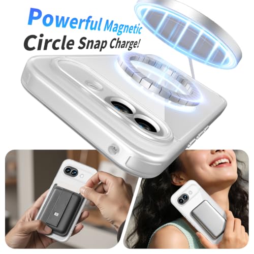 Image of Magnetic Case with Clear Back for Google Pixel 10a, Fit for MagSafe