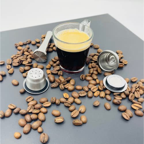 Monday Morning Capsule Réutilisable en Inox Compatible Nespresso (2 Capsules + 1 Tamper) - Image 3