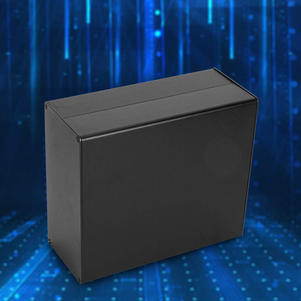 Ultima custodia in alluminio Custodia PCB Scatola di giunzione Accessori per scheda di circuito Nero sabbia per GPRS