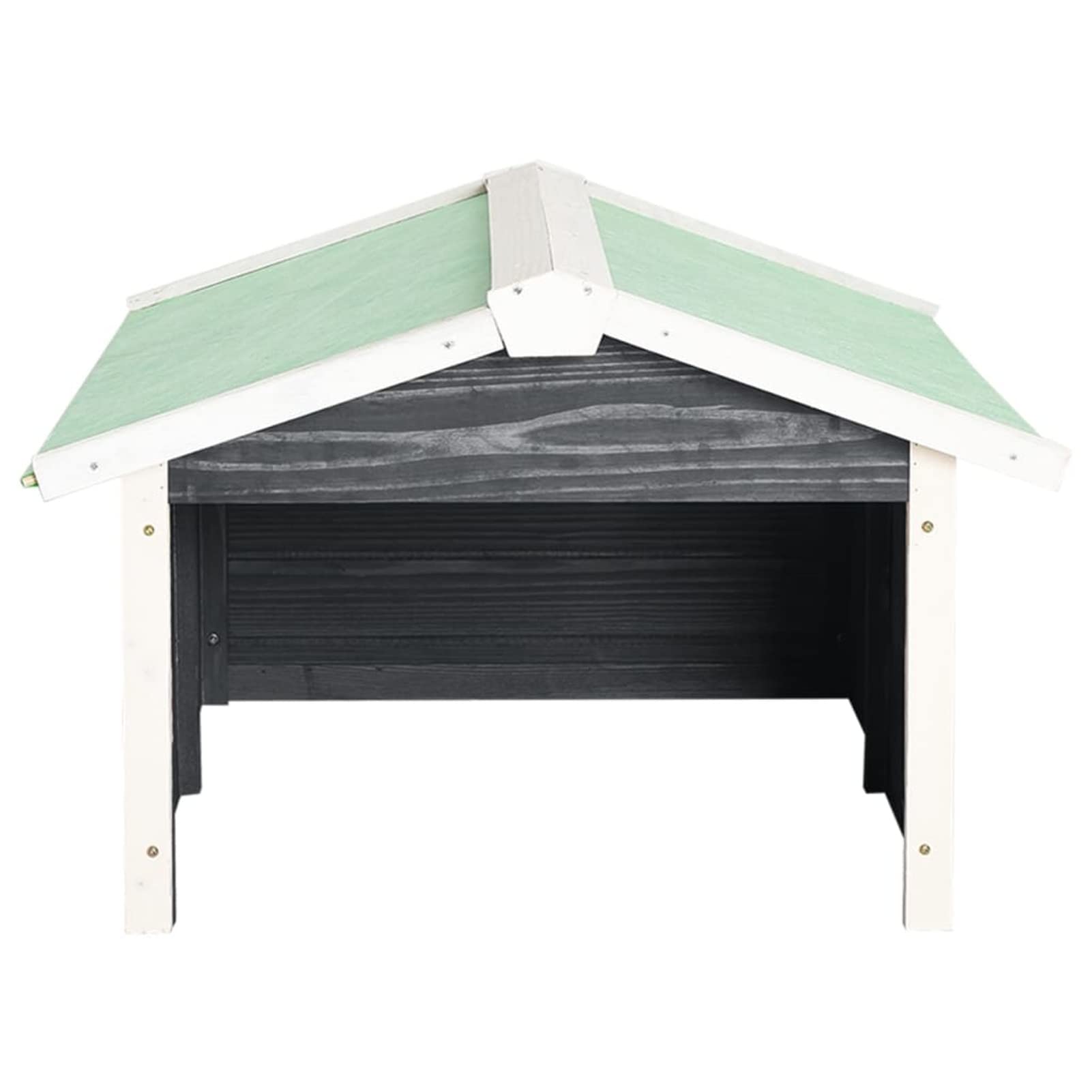 Tidyard Abri Robot Tondeuse Bois - Protège de la Pluie et des UV - Design Rustique - 72x87x50 cm