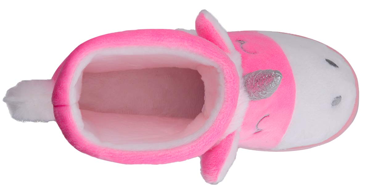 Shoeslocker Cute Unicorn Slippers Toddler Little Kids Girls House