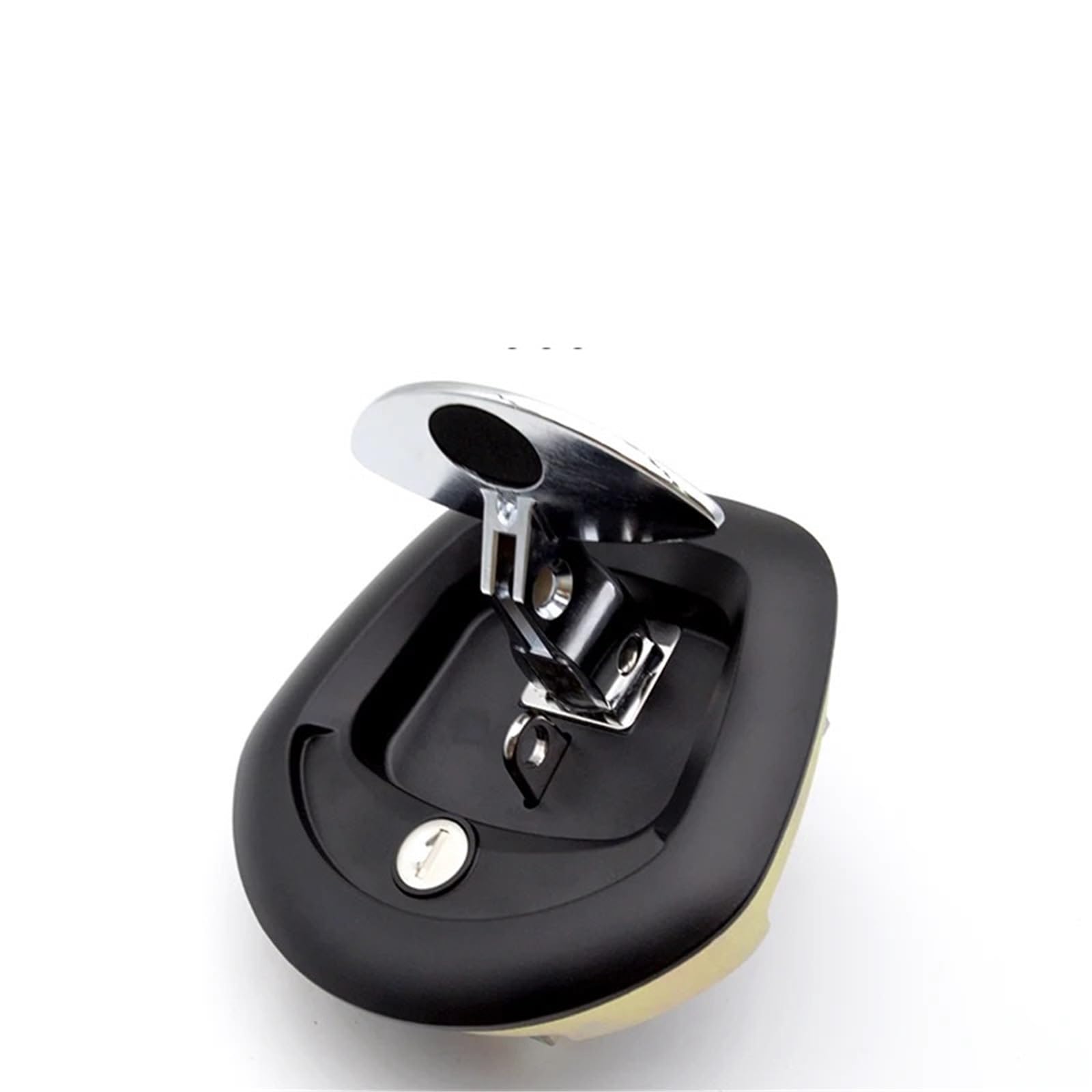 Lucchetto for cassetta degli attrezzi in alluminio MS902 con maniglia a coda di pesce tipo T, 1 pezzo(Bright Chrome)