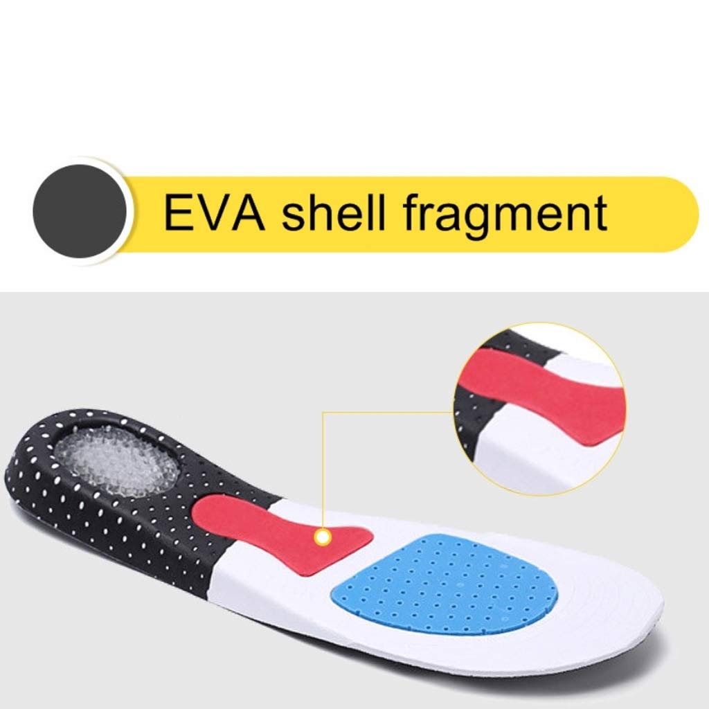 Tailorable Silicone Insoles, Men's Orthopedic Arch Support Sports Insoles, Soft Running Pads