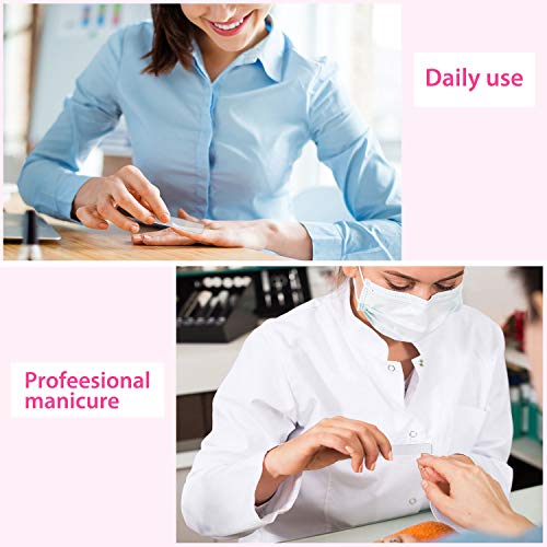 8 Pieces Nano Shiner Files Glass Natural Nail Files Crystal Nail Shiner Buffer Polisher With Case For Natural Nails #TOP5