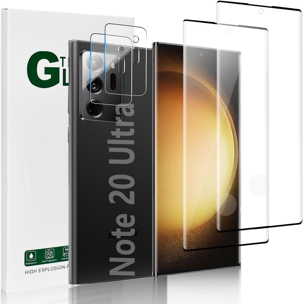 [2+2 Pack] Galaxy Note 20 Ultra Screen Protector, 9H