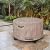 ULTCOVER Patio Fire Pit Table Cover Round 32 inch Outdoor Waterproof Fire Bowl Cover
