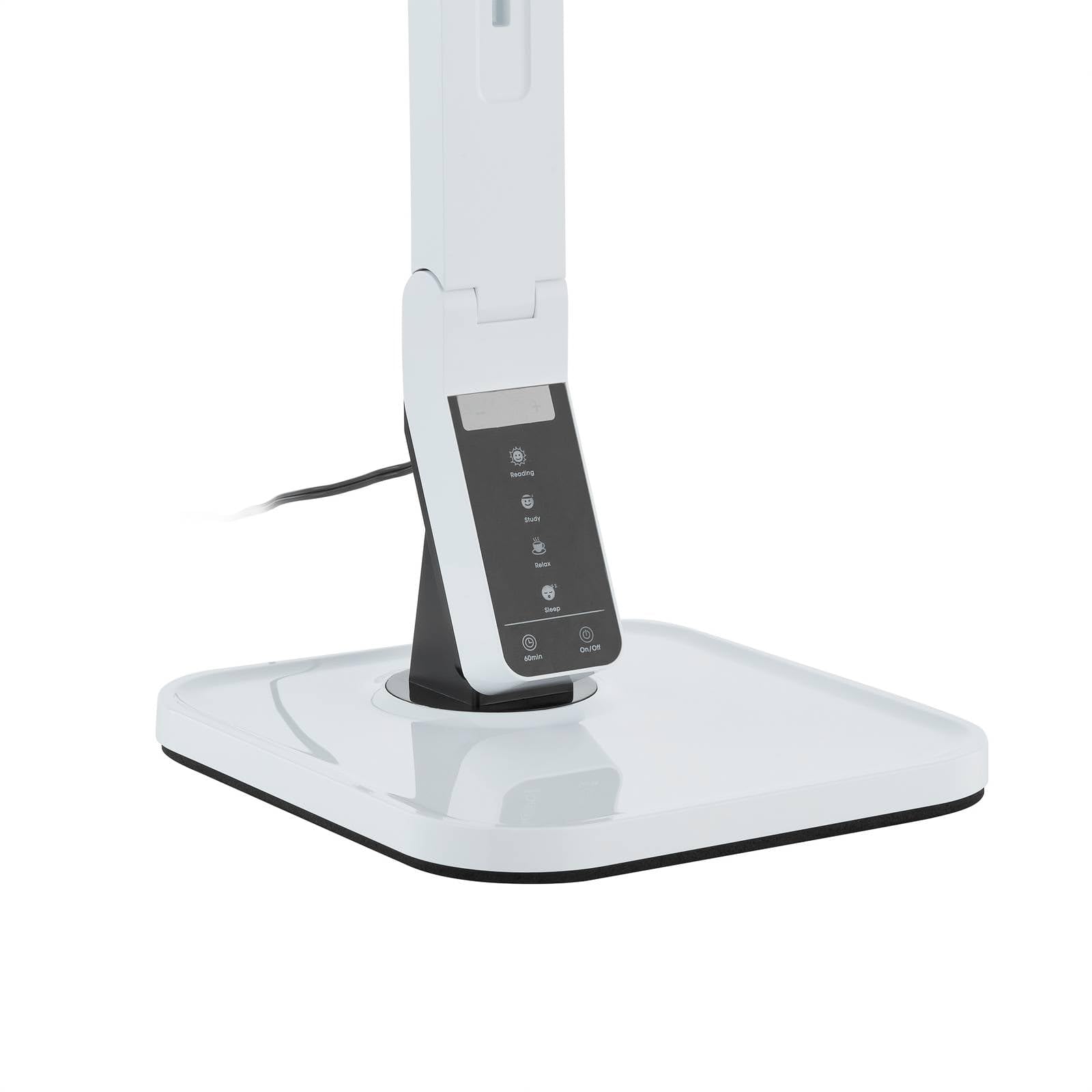 LED Lámpara de mesa 'Eleni'con dimmer táctil (Moderno) en Blanco hecho de Plástico (1 llama,) de Lindby | lámpara de mesa LED