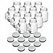 gouveo 12er Set Trinkgläser 450 ml mit Deckel silberfarben - Trinkglas mit Henkel und Drehverschluss - Henkelgläser mit Deckel - Cocktail-Glas für Garten und Balkon ml Glas günstig Kaufen-gouveo 12er Set Trinkgläser 450 ml mit Deckel silberfarben - Trinkglas mit Henkel und Drehverschluss - Henkelgläser mit Deckel - Cocktail-Glas für Garten und Balkon
