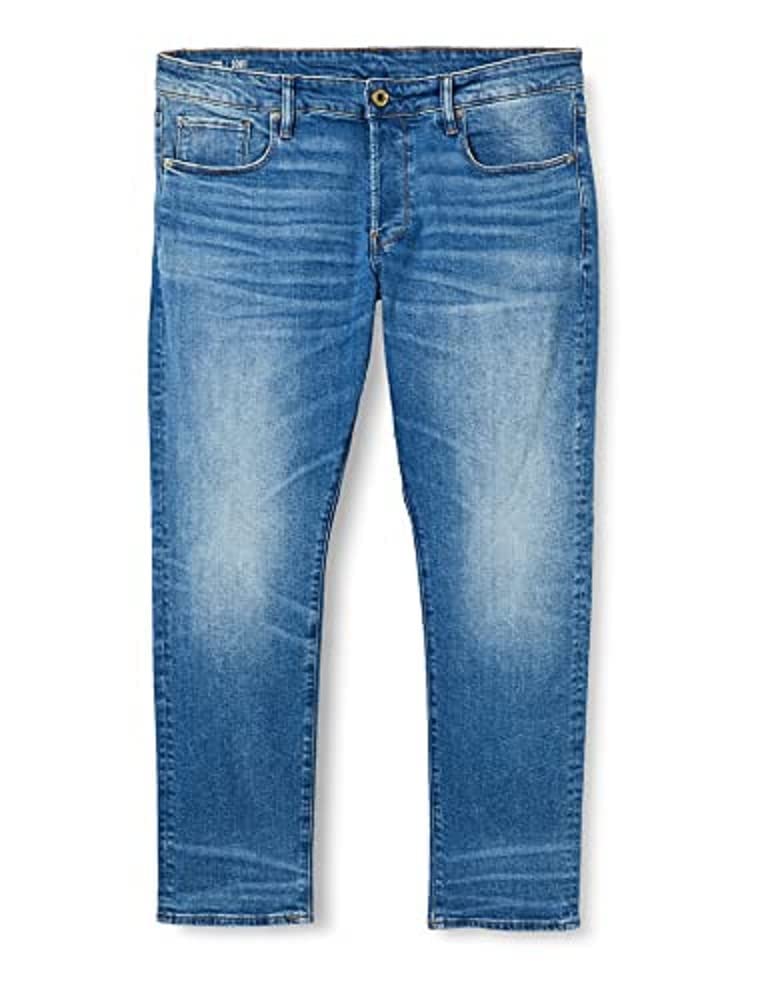 G-Star Men's 3301 Regular Tapered Jeans, Blue (worn in azure 51003-B631-A795), 33W / 30L