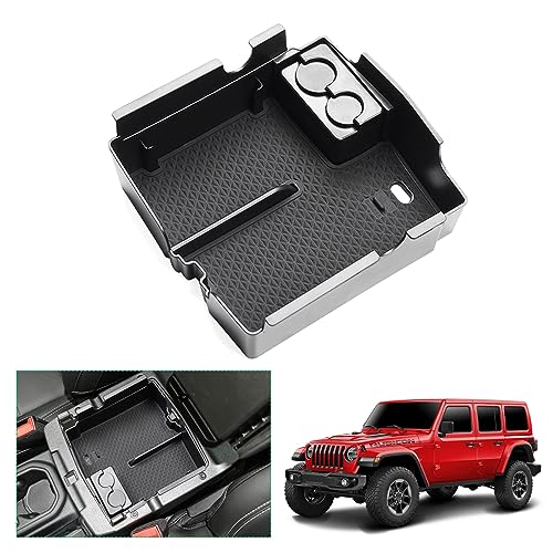 Vassoio Organizer Savadicar Per Jeep Wrangler JL E Gladiator JT (2024-2025). Portaoggetti Lato Passeggero In ABS Nero. Accessorio Interno.