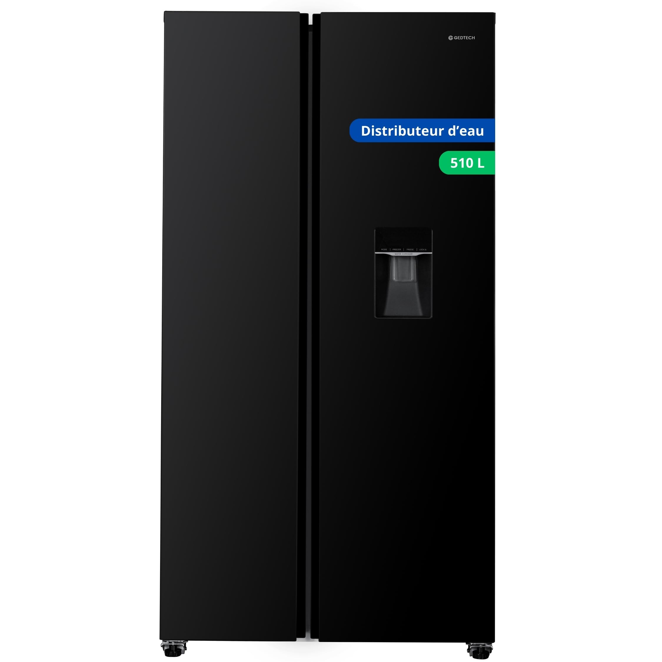 frigorifero a porte multiple 510l grigio scuro