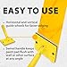 LABORATE LIGHTING TRIM SMART PAINT EDGER – PRECISION PAINTING TOOL for CEILINGS, BASEBOARDS, WINDOWS, DOORS and MOLDINGS., Yellow