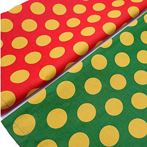 Trilho de Mesa Poá Grande Vermelho Dourado 45cmx1,60cm