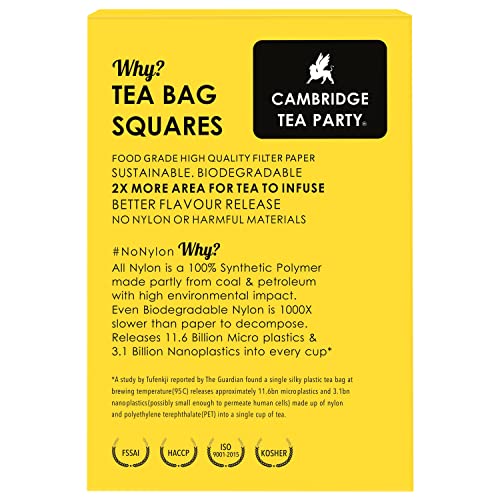 Image of Cambridge Tea Party Spa 20 Tea Bags, Lemon Lime Lemongrass Tulsi Green Tea (Pack of 2)