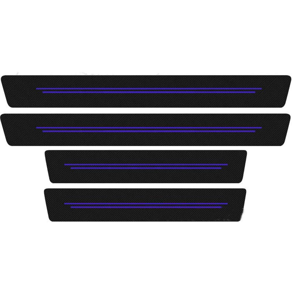 Protector estribos puerta coche con acabado elegante D/Purple Line para MG HS 2024