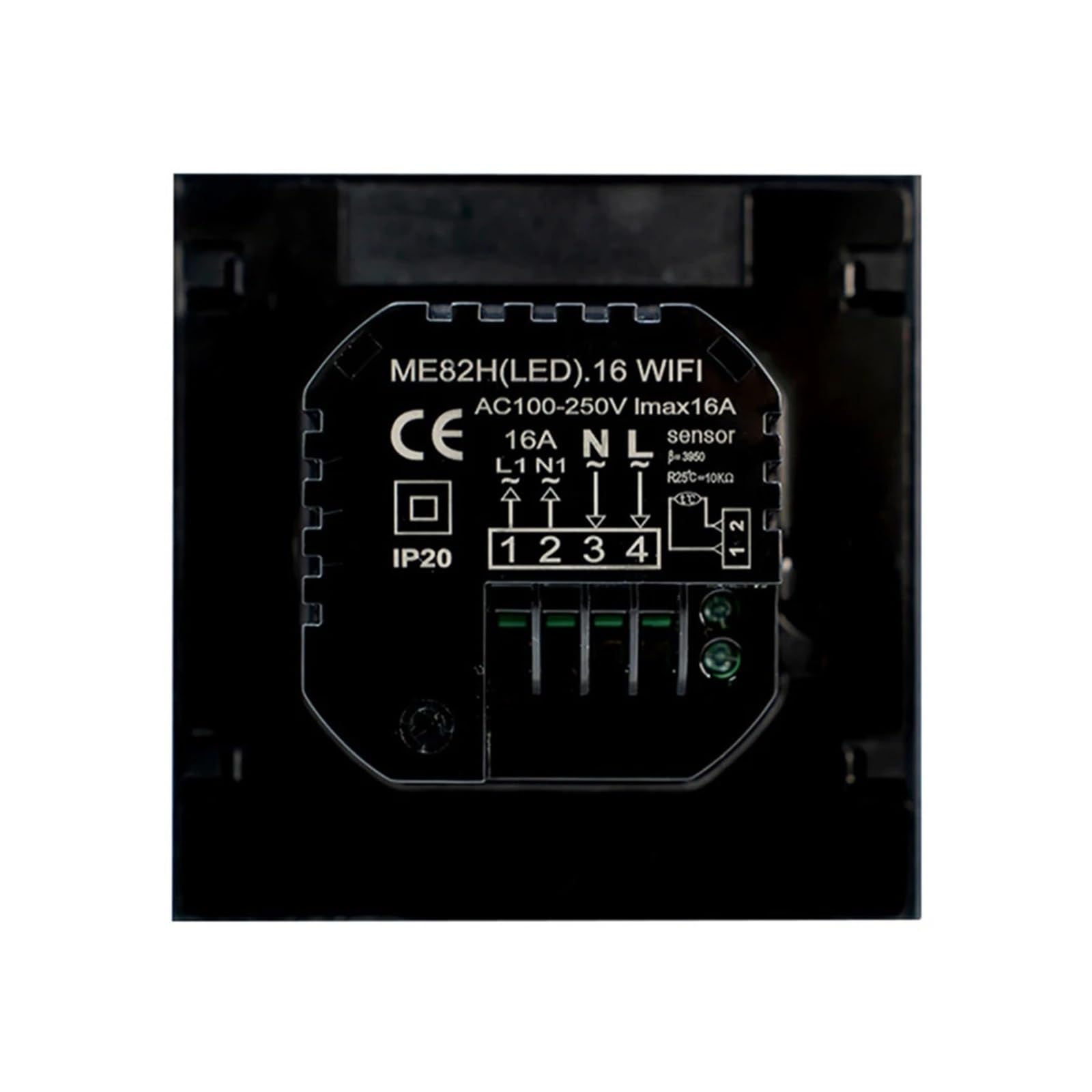 Termostat cyfrowy, 1pc Tuya inteligentny elektryczny termostat do ogrzewania podłogowego kocioł gazowy naścienny sterowanie głosem telefonu komórkowego(3A WIFI black)