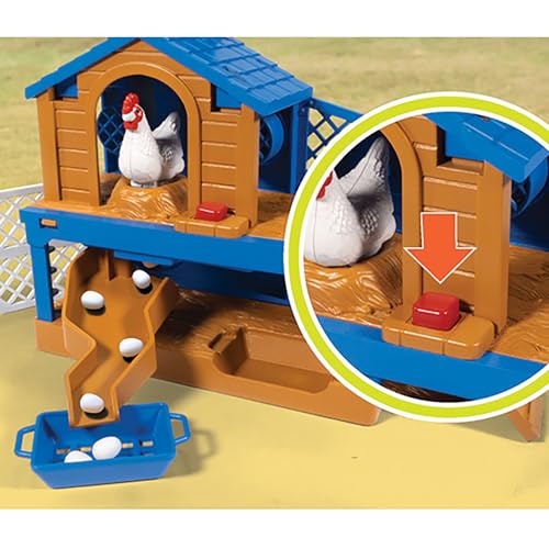 Big Country Toys: Chicken Coop Adventure - 11-Piece Farm Toy Playset, Rooster & Chicken Animal Figurines, Interactive Egg Gathering, Fencing, Kids 3+ - image 8