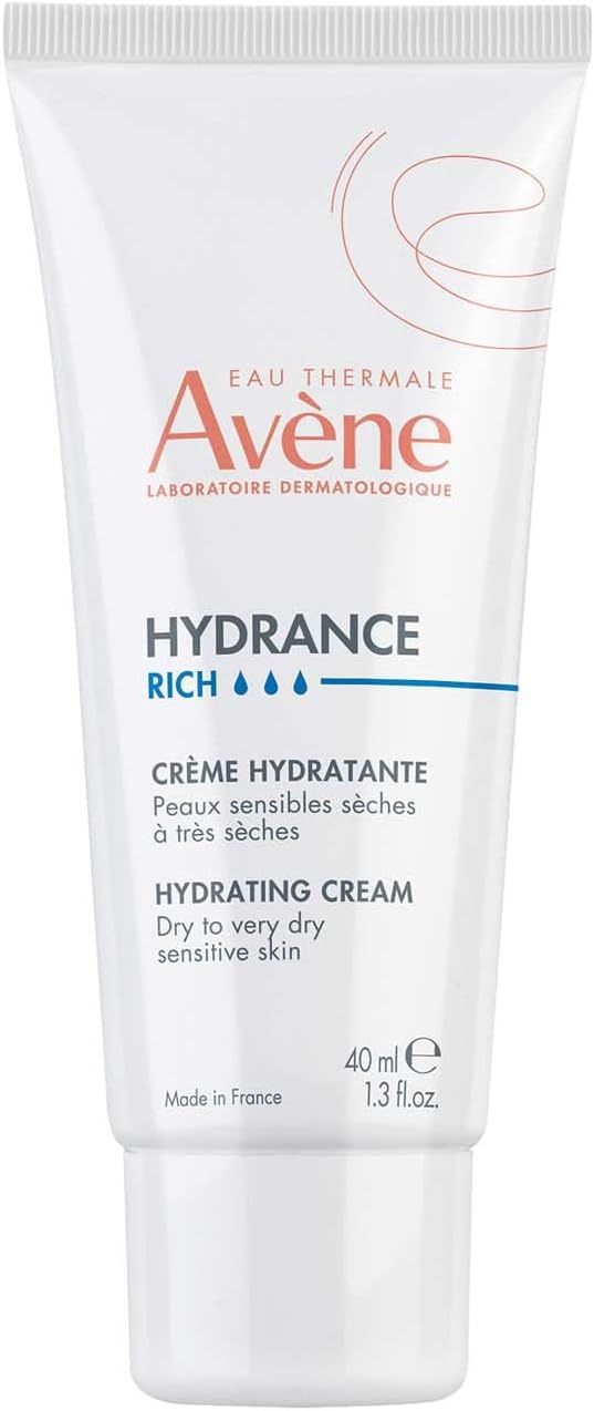 Hydrance - Rich Hydrating Cream - Soothing Face Moisturiser - Long-Lasting Comfort & Radiance - Non Comedogenic Formula - Dry to Very Dry Sensitive Skin - 40 ml