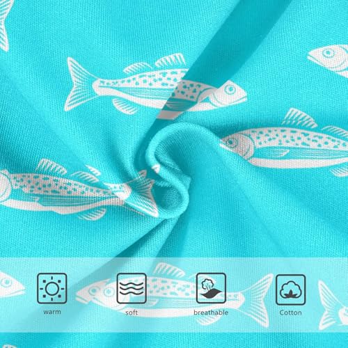 Ocean Fish Blue Toddler Girls's Underwear 2T 23028643