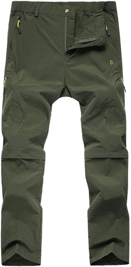 ZooBoo Outdoor Hiking Pants Trousers - Trekking Quick Drying Removable Zip-Off 3/4 Sports Camping Fishing for Women