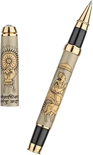 CUSTOMISED INDIA Stylish Engraved Metal Pen, Gift for Office Use (Bhagwat Geeta) Price In India