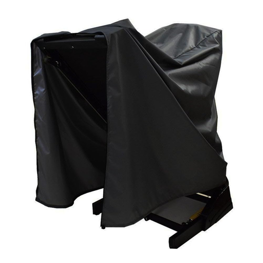 BlesConi Treadmill Cover 210D Oxford Dust Guard for Home Gym Equipment Indoor Outdoor Use Black
