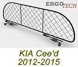 Trennnetz Trenngitter Hundenetz Hundegitter für KIA Cee'd 5 Türen BJ 2012-2015. Elegant, stark, sicher, patentiert und garantiert, wird ohne Bohren auf den Kopfstützen installiert.