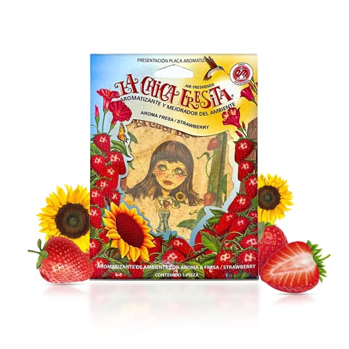 12 pcs Strawberry La Chica Fresita air Fresheners Aromatizante Fresa