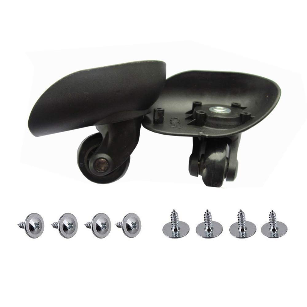 Roulettes pivotantes de rechange pour valise et brouette en ABS et nylon