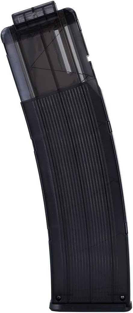 OIMIO Bullet Clips, 22 Darts Magazine Mod Quick Reload Clip for Nerf N-Strike Elite Blasters (Black)