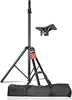 Vista 1 de 5 Core Soporte de altavoz trípode resistente ajustable para escenarios PA DJ y eventos de altura telescópica de hasta 72 ″ Montaje universal